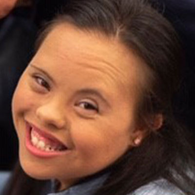 Girl smiling